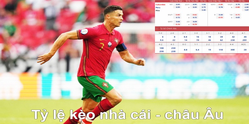 Tỷ lệ kèo nhà cái châu Âu được bet thủ yêu thích hơn cả